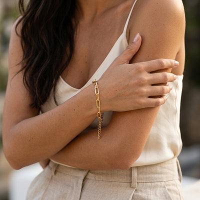 Lennox Paperclip Bracelet