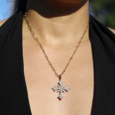 Divina Cross Necklace