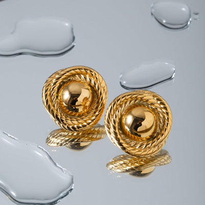 Delia Spiral Earrings