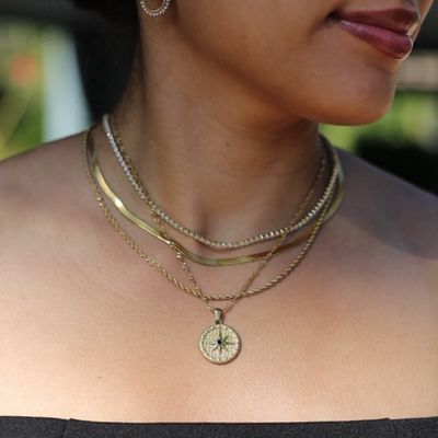 Talia Compass Necklace