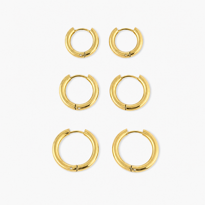 Orbita Hoop Earrings Set