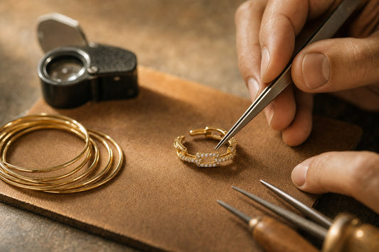 How Ava Lockhart jewelry is made