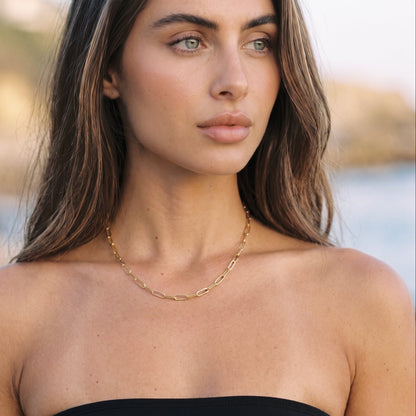 Lennox Paperclip Necklace