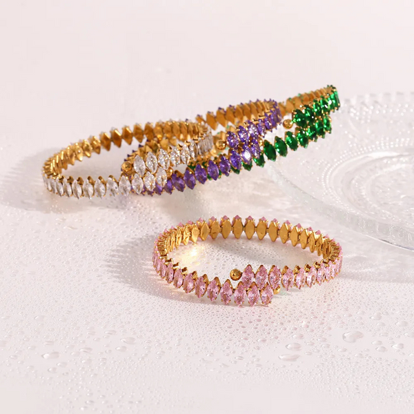 Marquise Cuff Bracelet