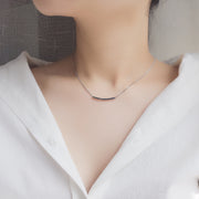 Ina Silver Collarbone Necklace