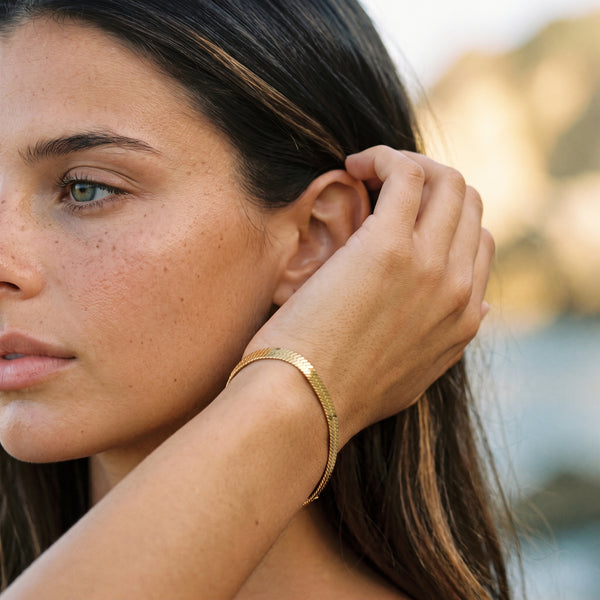 Maren Herringbone Bracelet