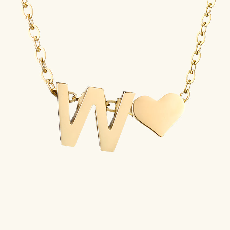 Amour Initial Necklace