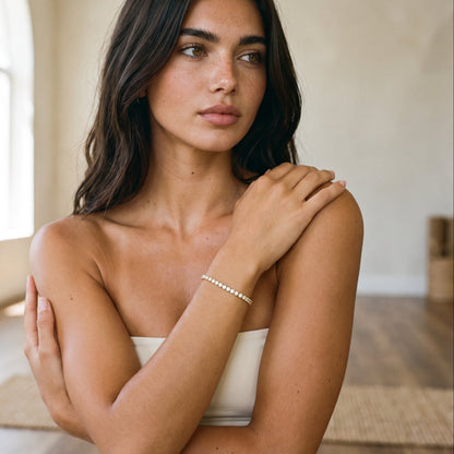 Ruby Tennis Bracelet