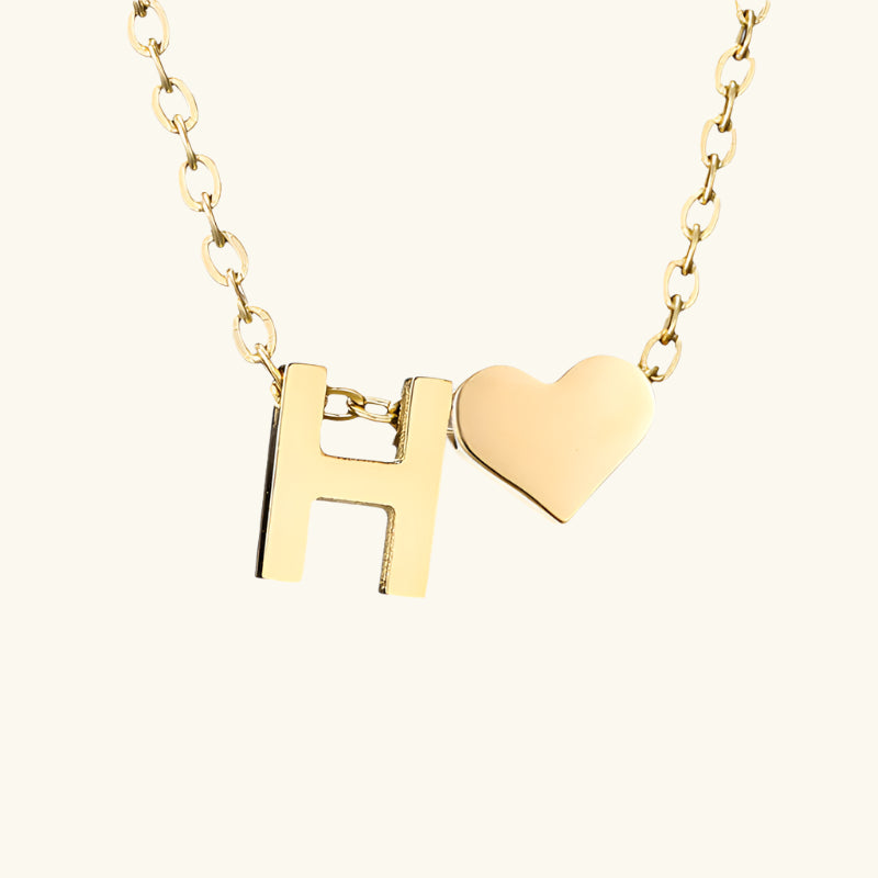 Amour Initial Necklace