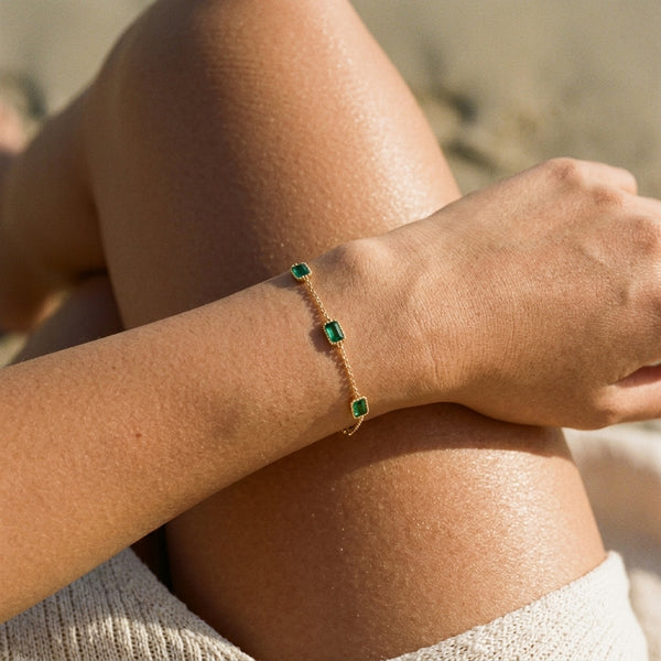 Yara Emerald Bracelet