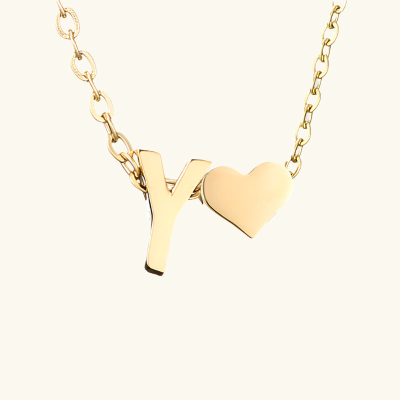 Amour Initial Necklace