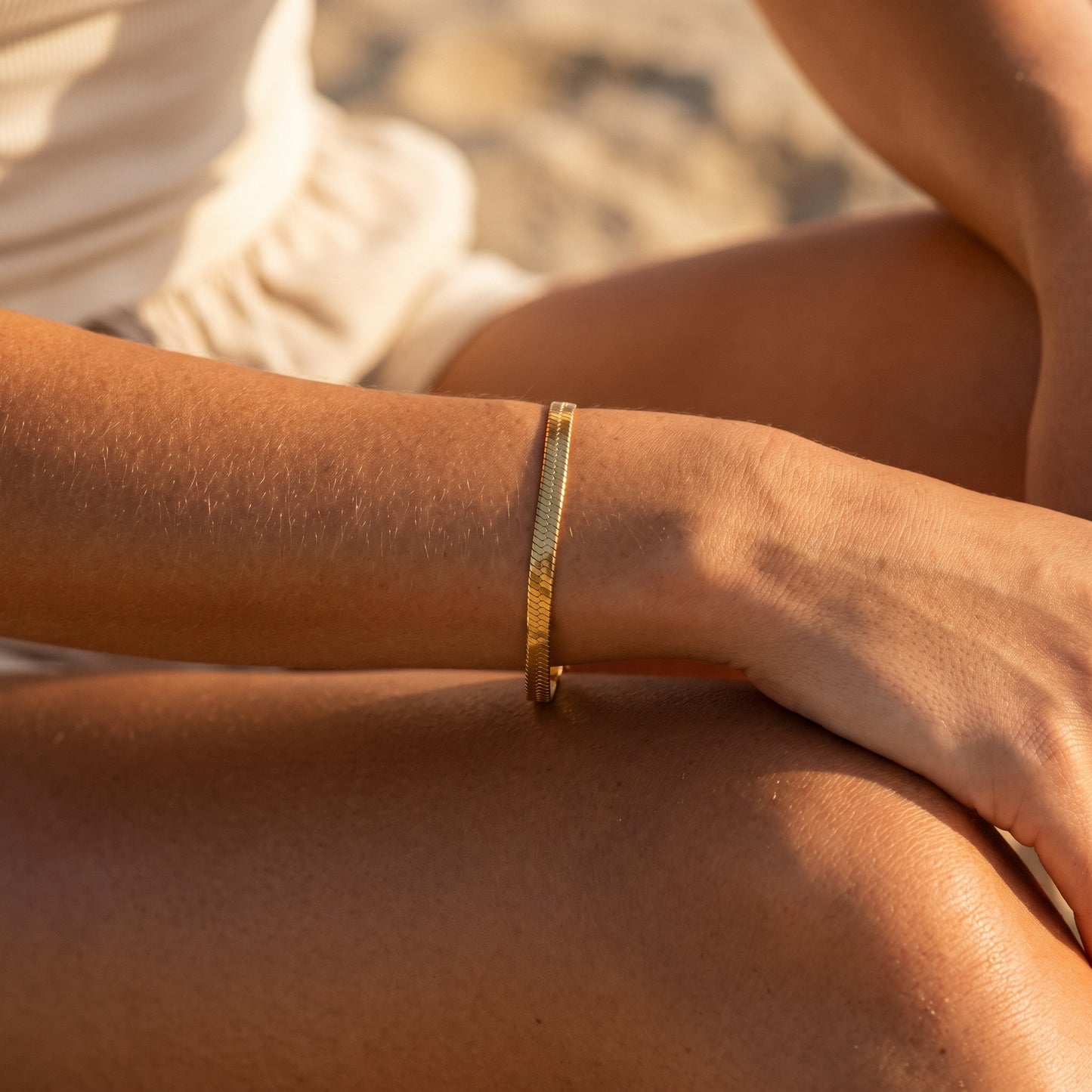 Maren Herringbone Bracelet