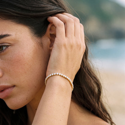 Ruby Tennis Bracelet