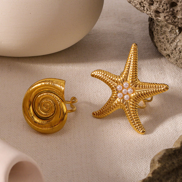 Ocean Swirl Ring