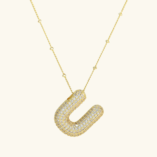 Bubble Letter Necklace