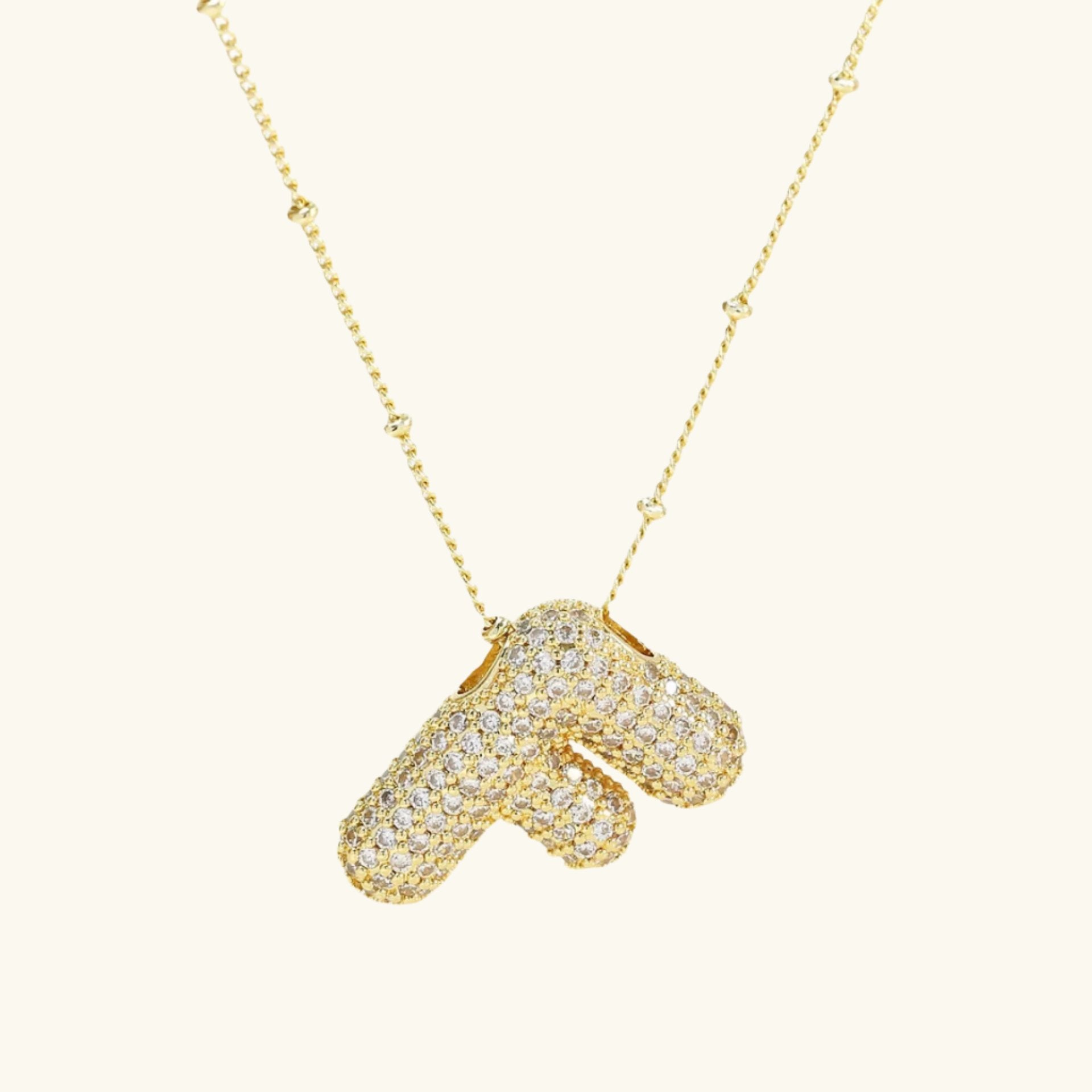 Bubble Letter Necklace
