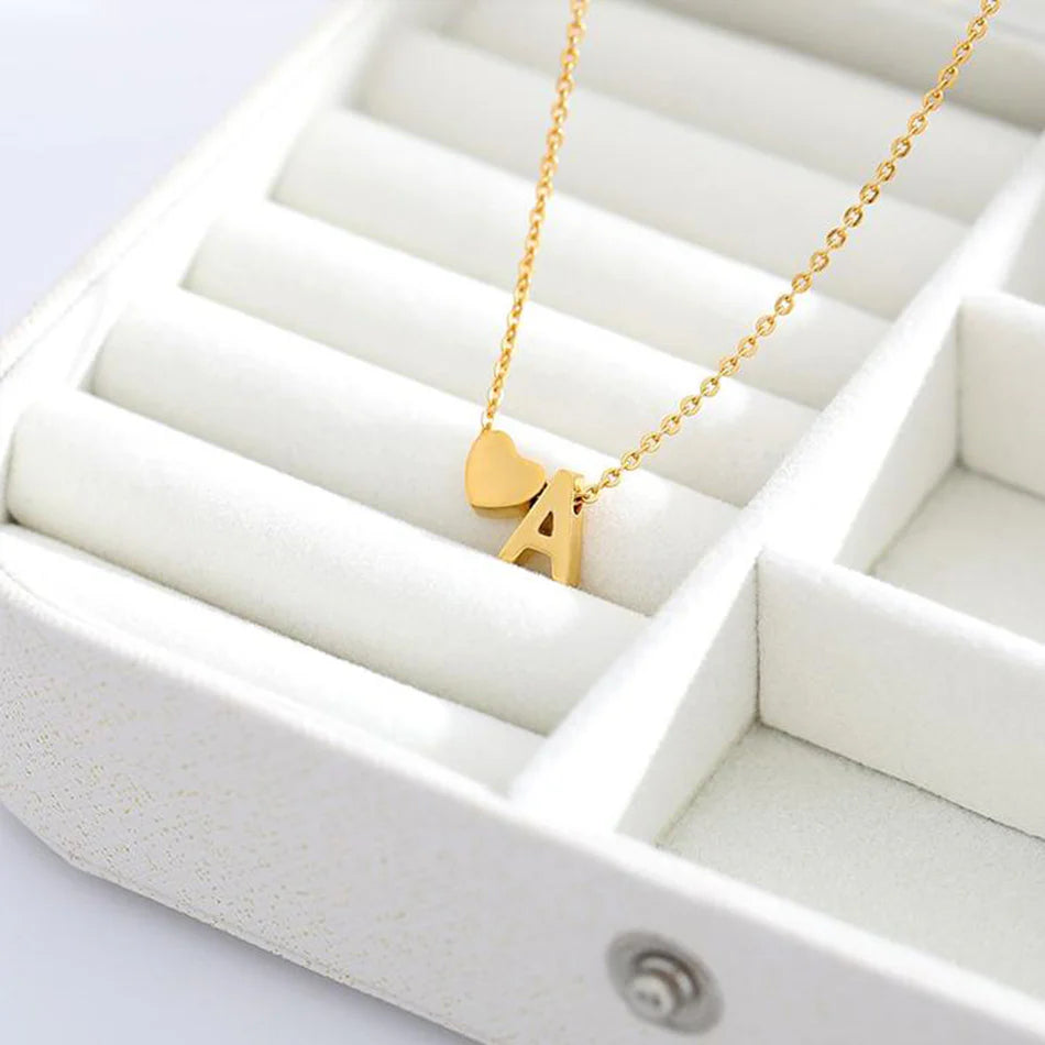 Amour Initial Necklace