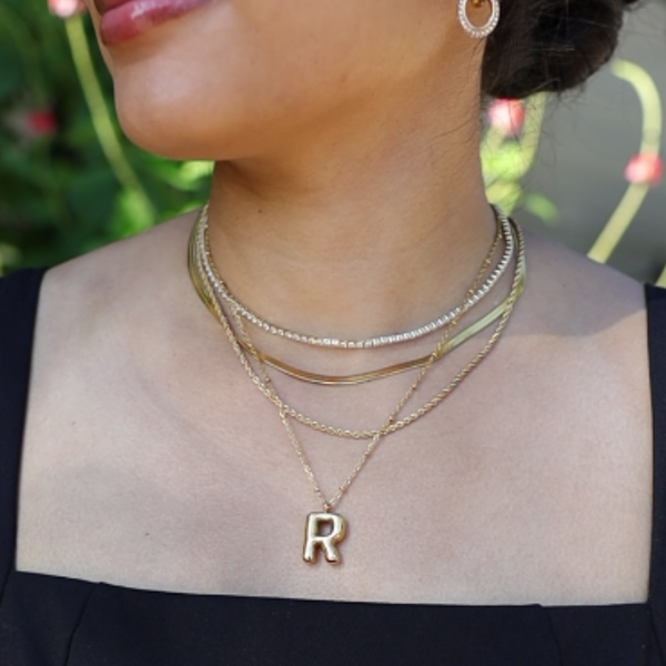 Balloon Letter Necklace