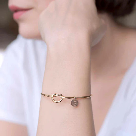 Odette Initial Bangle