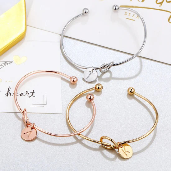 Odette Initial Bangle