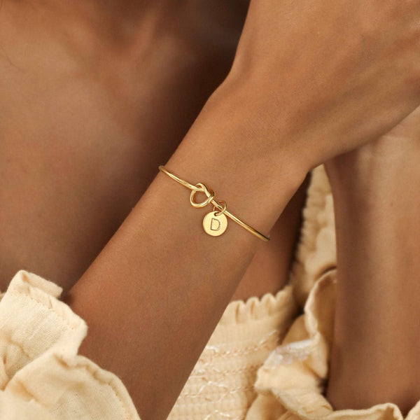 Odette Initial Bangle