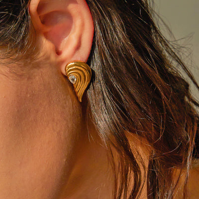 Brenna Heart Earrings