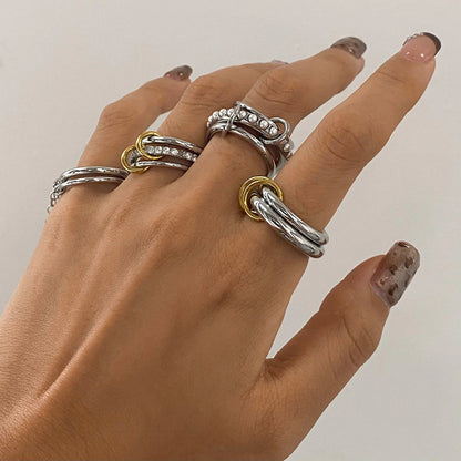 Seraphine Pearl Stacked Ring