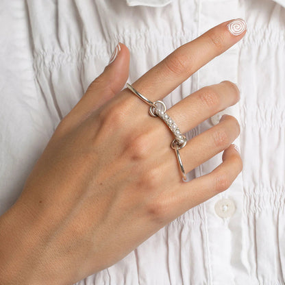 Seraphine Pearl Stacked Ring