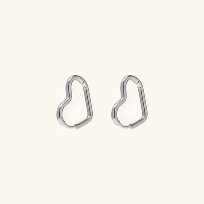 Heart Contour Earrings