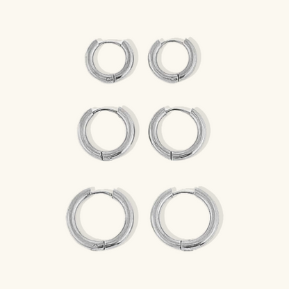Orbita Hoop Earrings Set