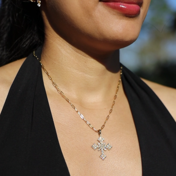 Divina Cross Necklace