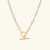 Dahlia Paperclip Necklace