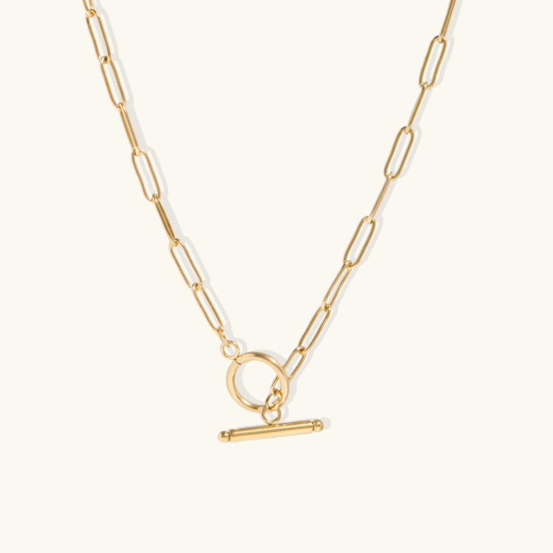 Dahlia Paperclip Necklace