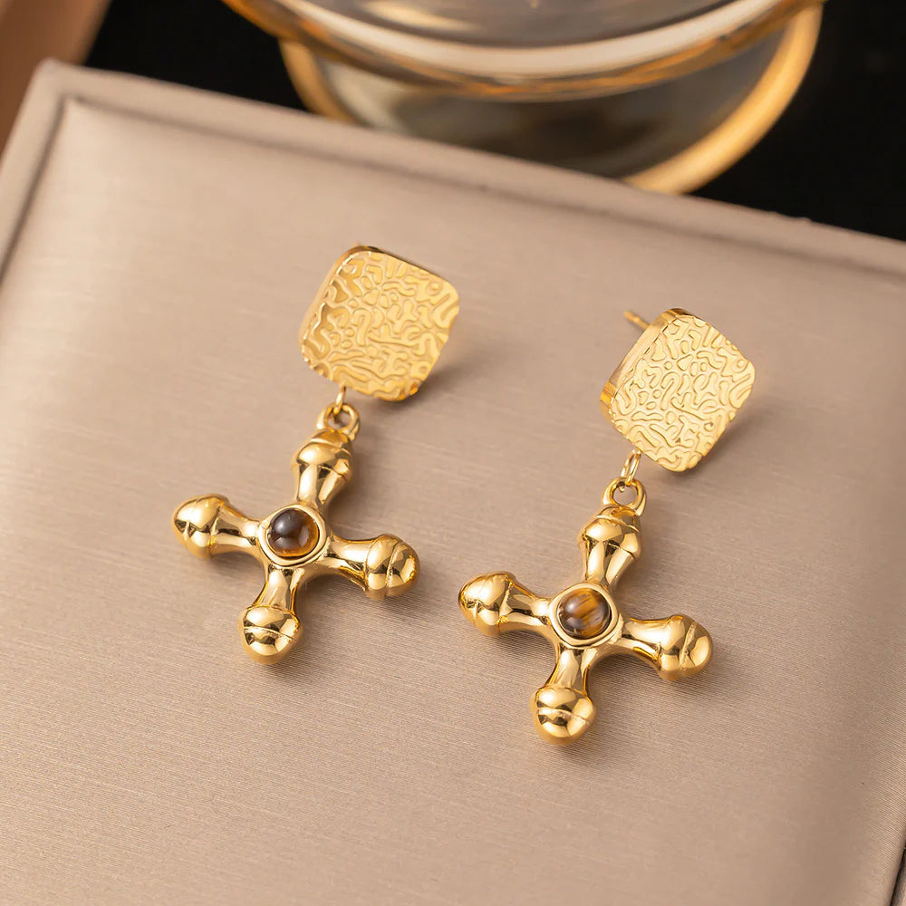 Birdie Gold Earrings