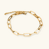 Lennox Paperclip Bracelet