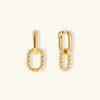 Junia Drop Hoop Earrings
