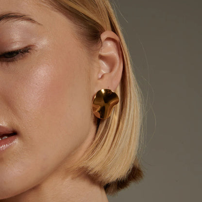 Petra Disc Earrings