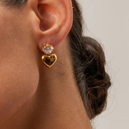 Selene Heart Earrings