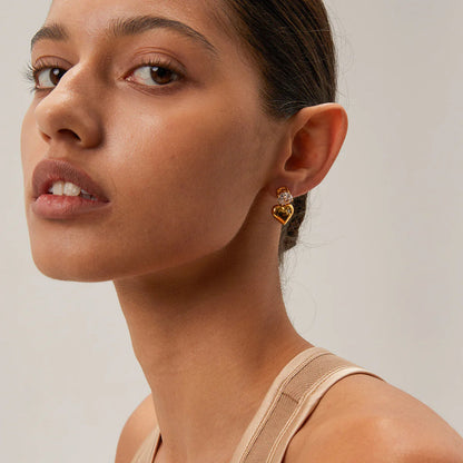 Selene Heart Earrings