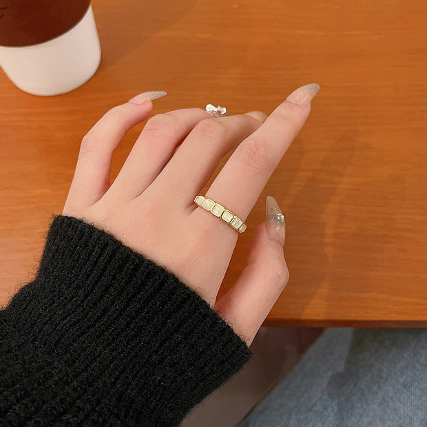 Florence Gold Pearl Ring