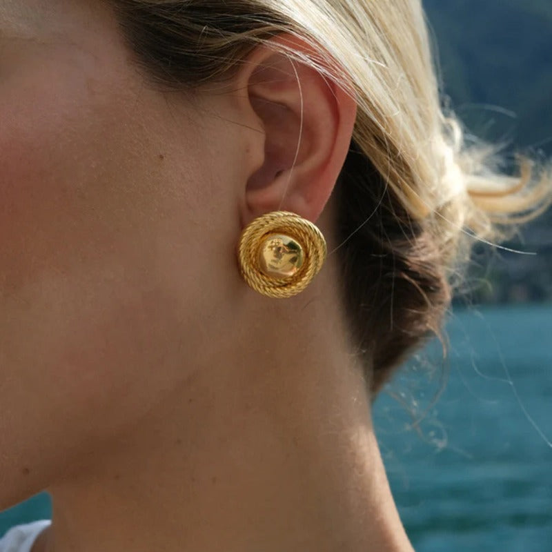 Delia Spiral Earrings