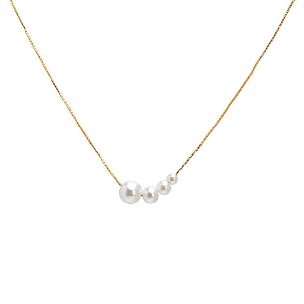 Asana Layered Pearl Necklace