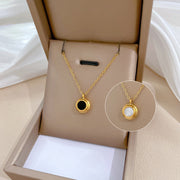 Solace Reversible Gold Pendant