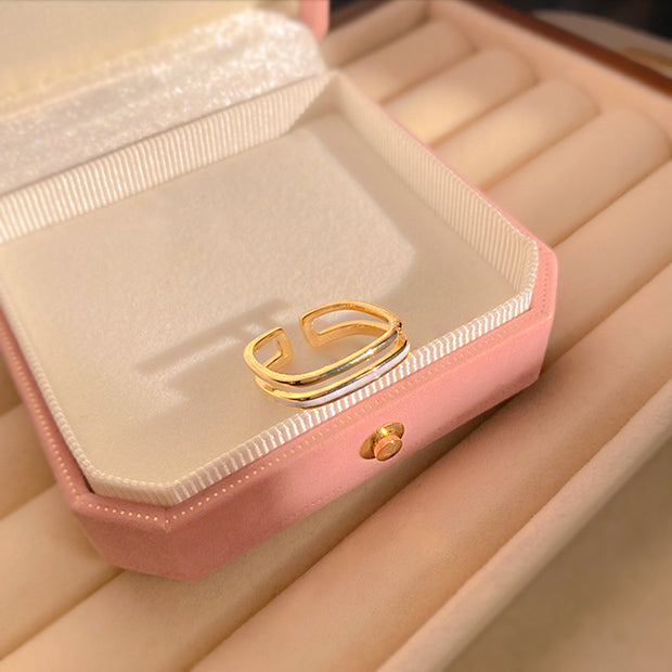 Olivia Geometric Gold Ring