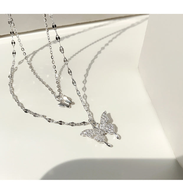 Chiara Layered Butterfly Necklace