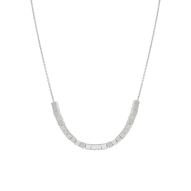 Emilia Silver Link Necklace