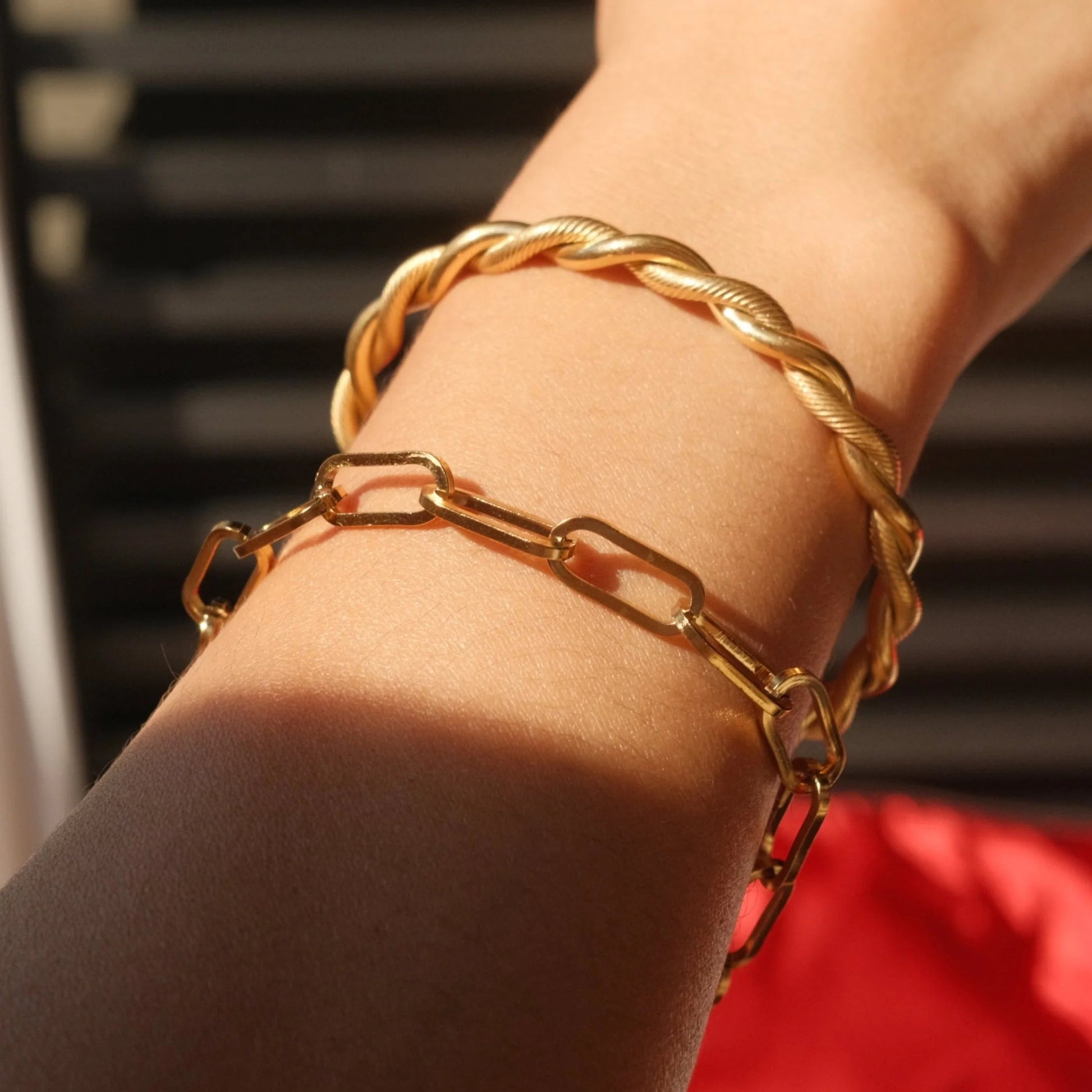Lennox Paperclip Bracelet