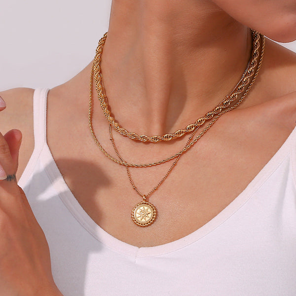 Sunburst Pendant Necklace