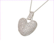 Pave Bubble Initial Necklace