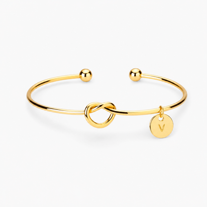 Odette Initial Bangle
